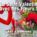 Vos fleurs et plantes pour la Saint Valentin chez Art et Verdure Carlos Paz Fleuriste Bayonne (64)